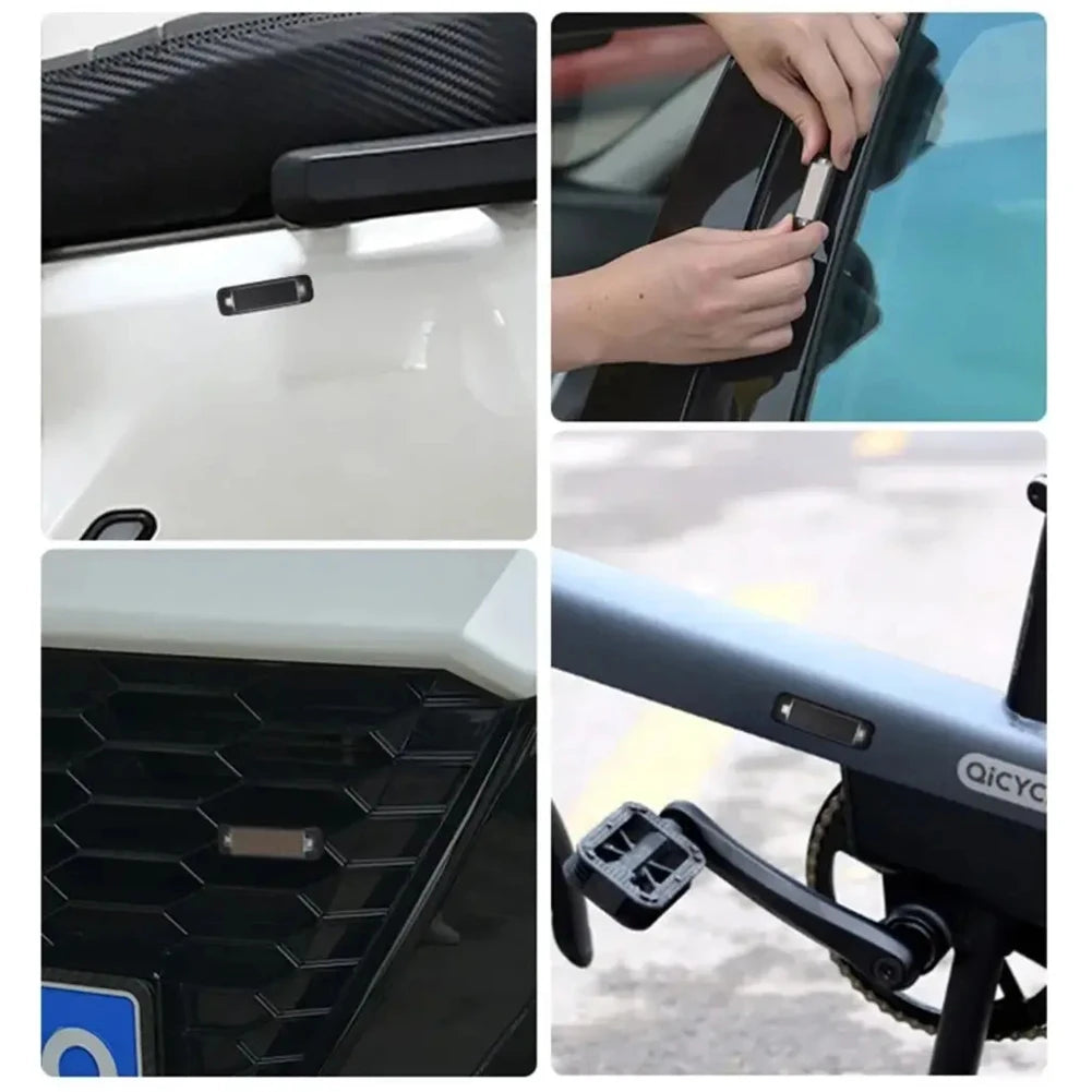 Solar Power MINI Warning wiring-free Alarm Wireless Flash Bike