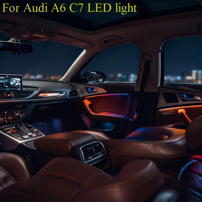 For Audi A6 C7 Ambient Lighting Colors Suitable Models From 2011