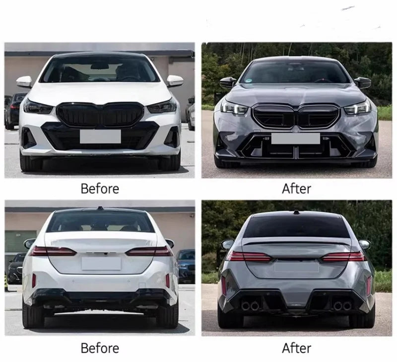 For BMW 5 G60 G68 2024-26 Body Kit Front Rear Bumper Lip