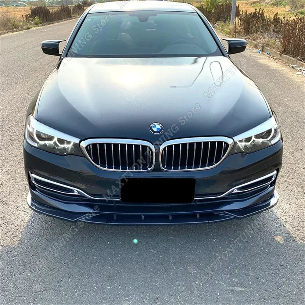 For BMW 5 Series G30 G31 Front Splitter v.2 pre-lci 3PCS Maxton