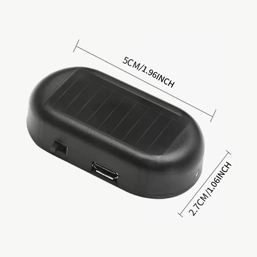 2PCS Fake Security Solar Powered Simulated Dummy Alarm Wireless