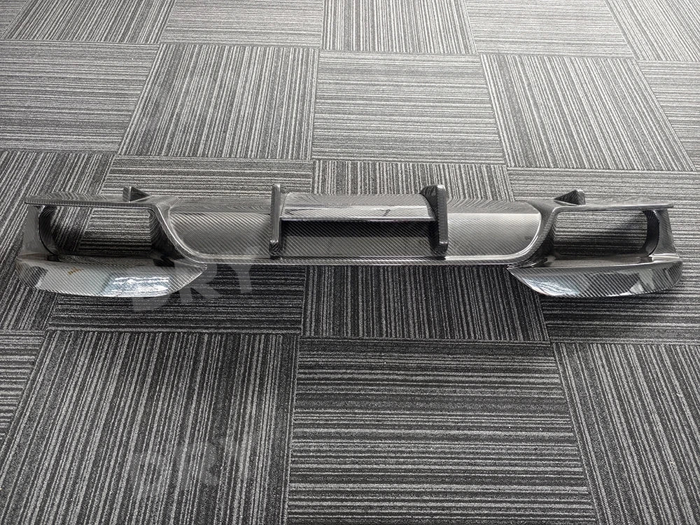 For BMW F06 F12 F13 M6 Dry Carbon Fiber Rear Bumper Diffuser Lip