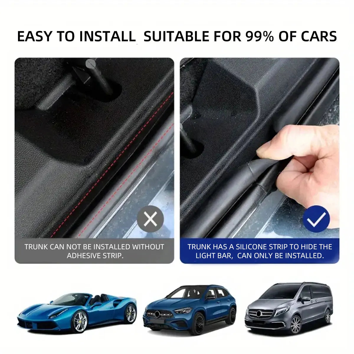 4M Brightness Trunk Lighting Ambient Interior Wiring Automatic