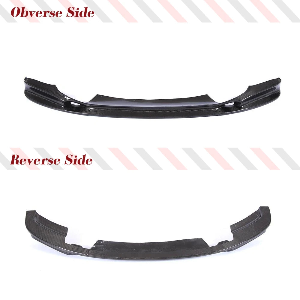 For BMW F85 X5M F86 X6M Carbon Fiber Front Bumper Lip 2015-2018