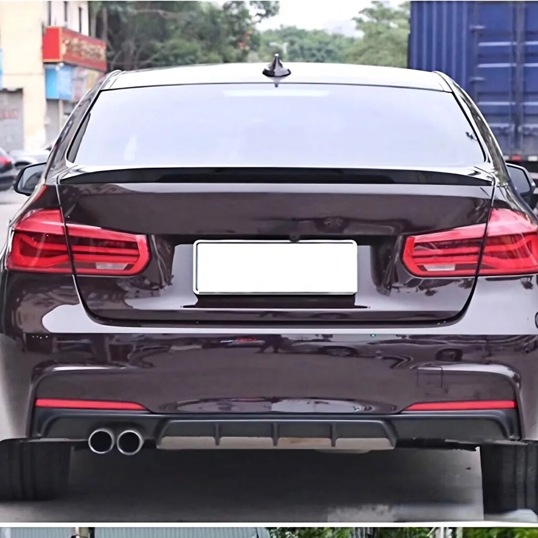 For BMW 3 Series F30 F31 Rear Bumper Lip Diffuser Air Dam Tuning