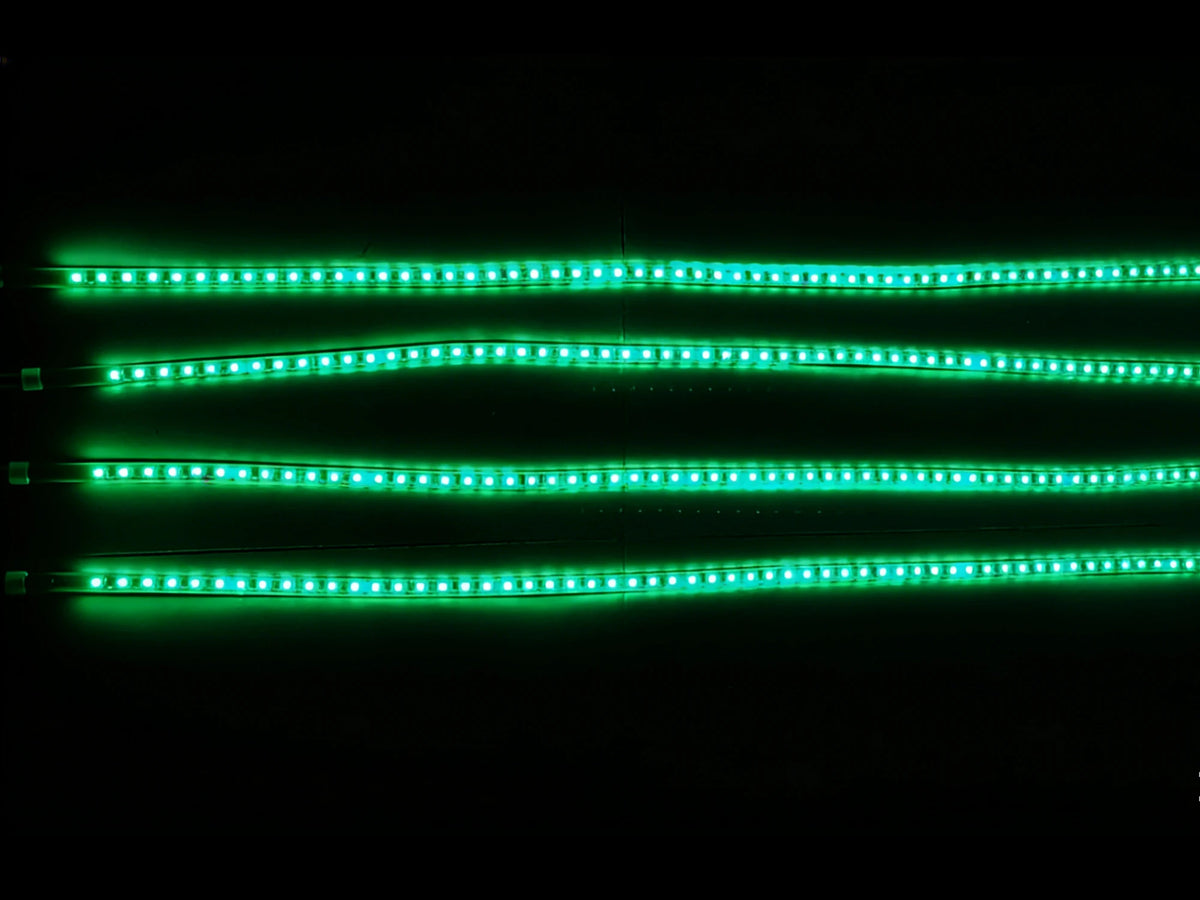 4PCS RGB Chasing Underglow Kit Truck SUV Waterproof Underbody
