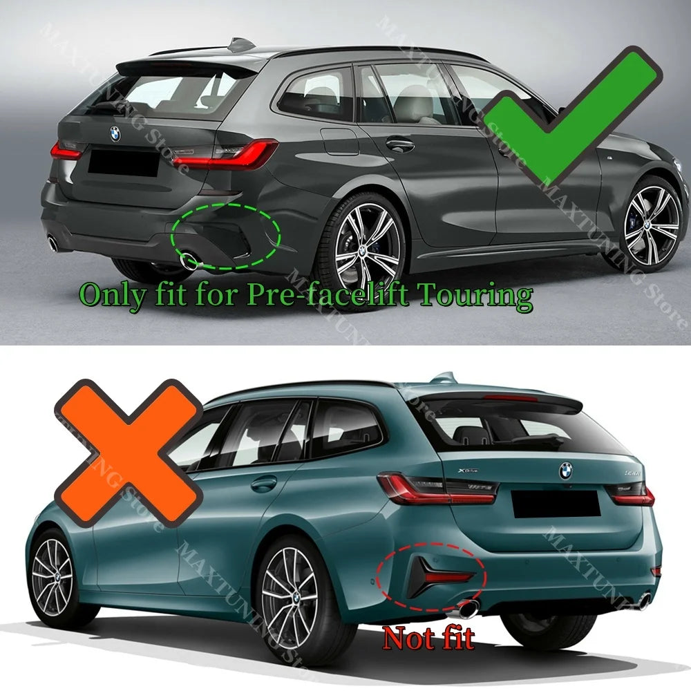 For BMW 3 Series G21 Touring Rear Trunk Window Side Wing Spoiler