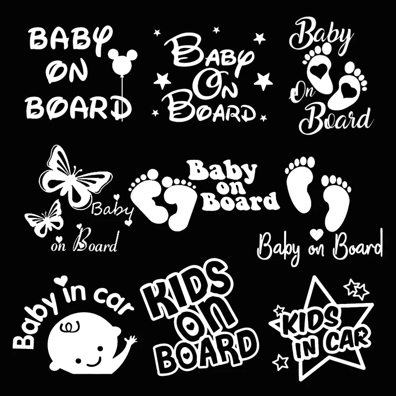 Lykx Sticker Hobby Boy Kids Baby On Board In