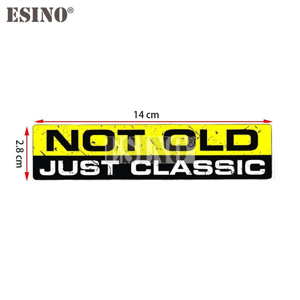 Creative Funny Not Old Just Classic Cartoon Pvc Waterproof