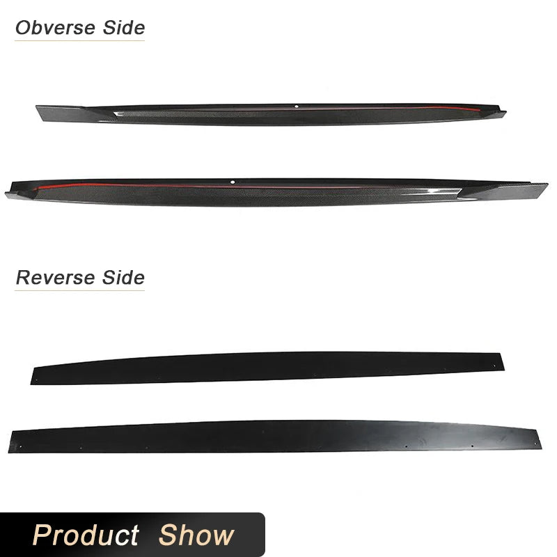 For BMW X5 G05 M-Sport 4-Door Side Skirts Extensions Carbon