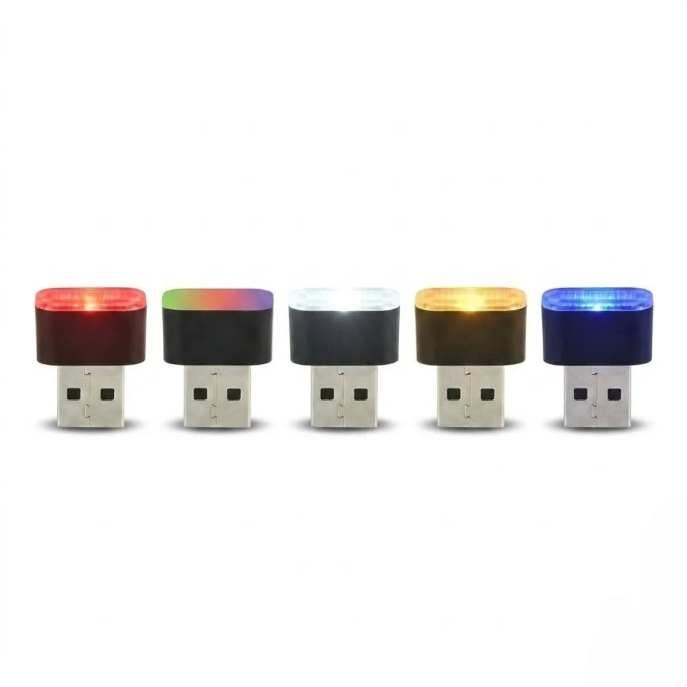 1PC MINI USB Atmosphere Interior Neon Emergency Lighting Plug