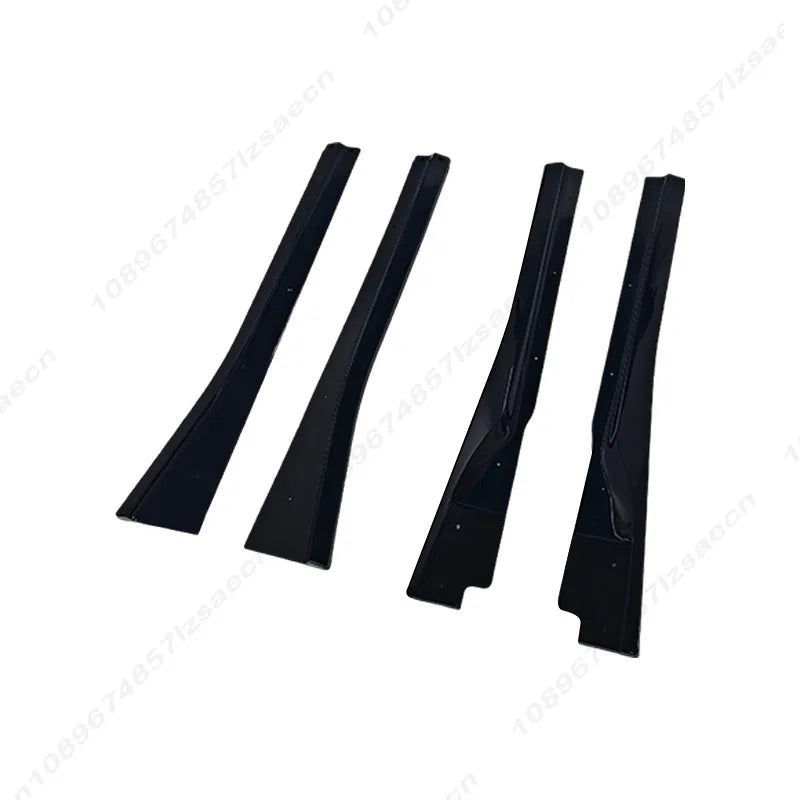 For BMW I3 I01 Range Extender Gloss Black Side Skirt 2014-2022