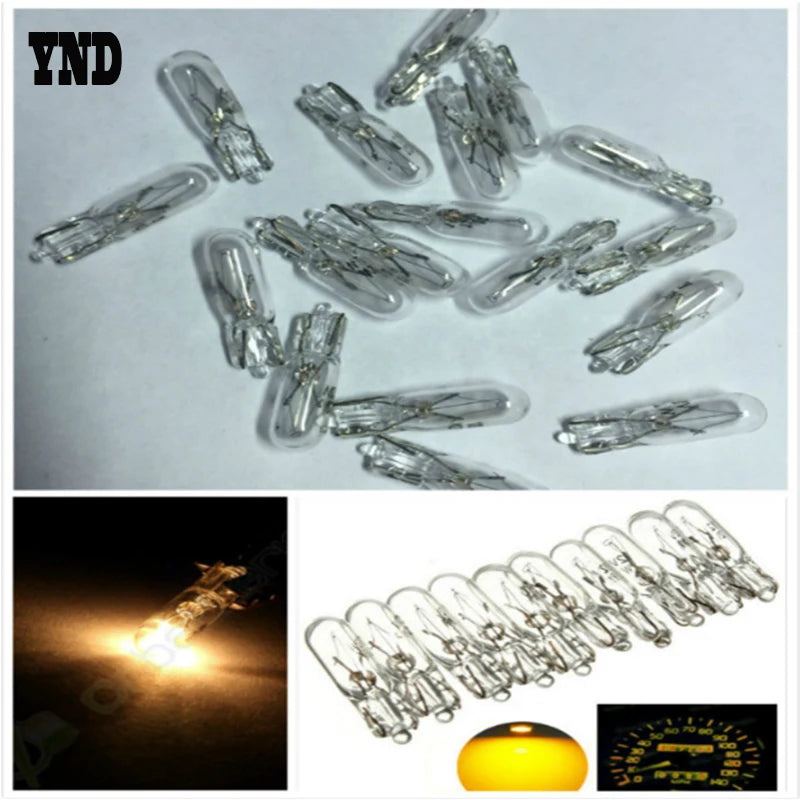 10X 2721 Warm White Blue Bulb Lightbulb 12V 1.2w