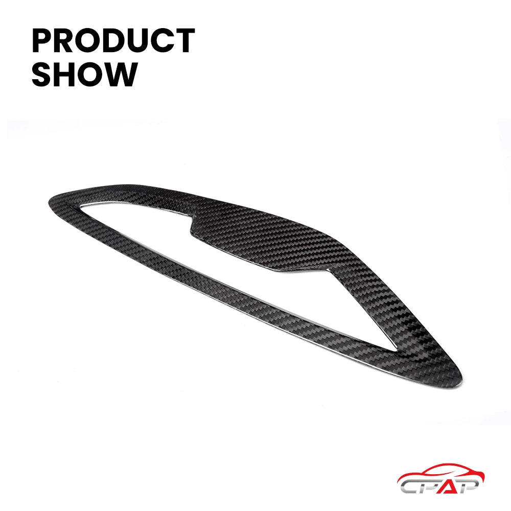 For BMW 8 Series G14 G15 Real Dry Carbon Fiber Side Fender Trim