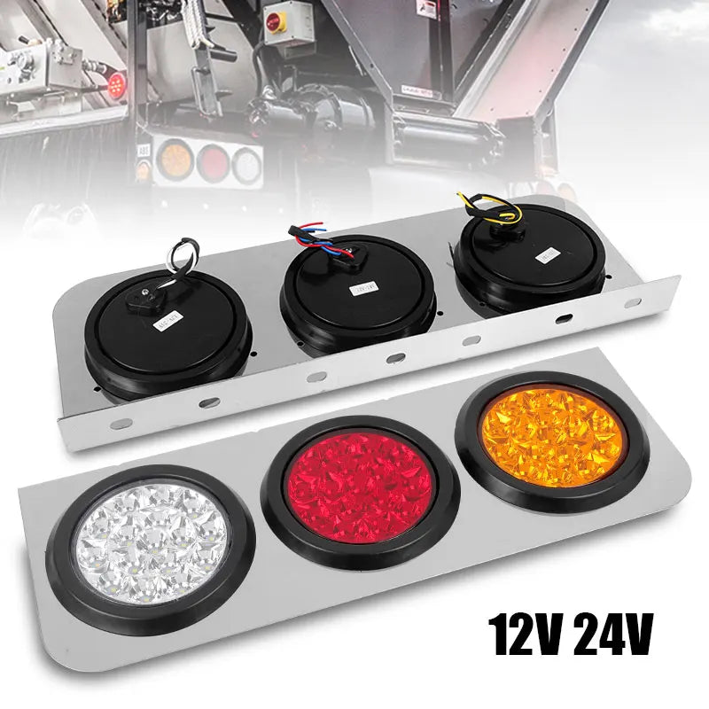 Rear Bumper Tail Bar Brake Stop Parking Indicator Truck