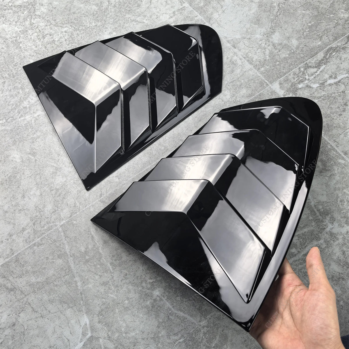 For BMW F10 525I 530D 530I Rear Window Louvers 545I M550I 550D