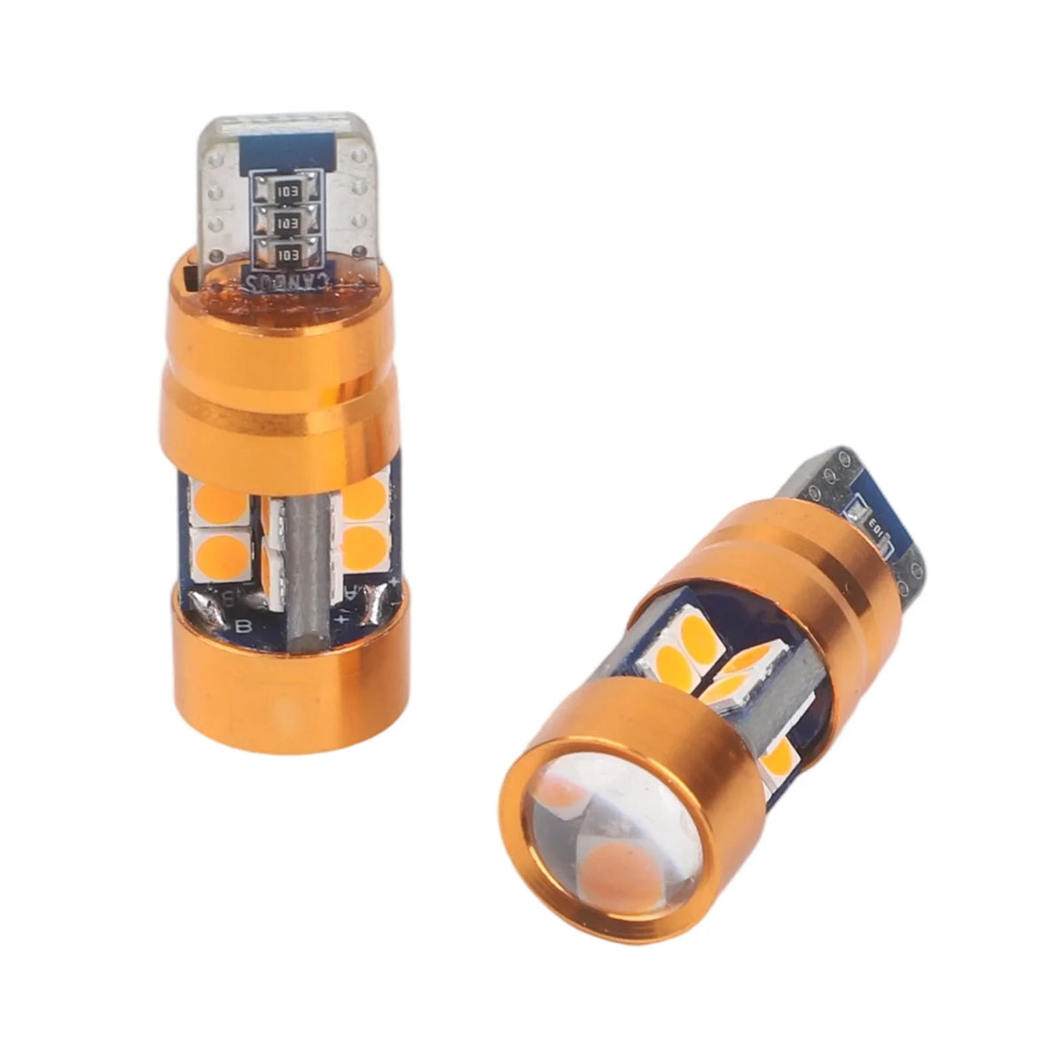 1pair T10 12V Signal Orange Amber Position Parking City