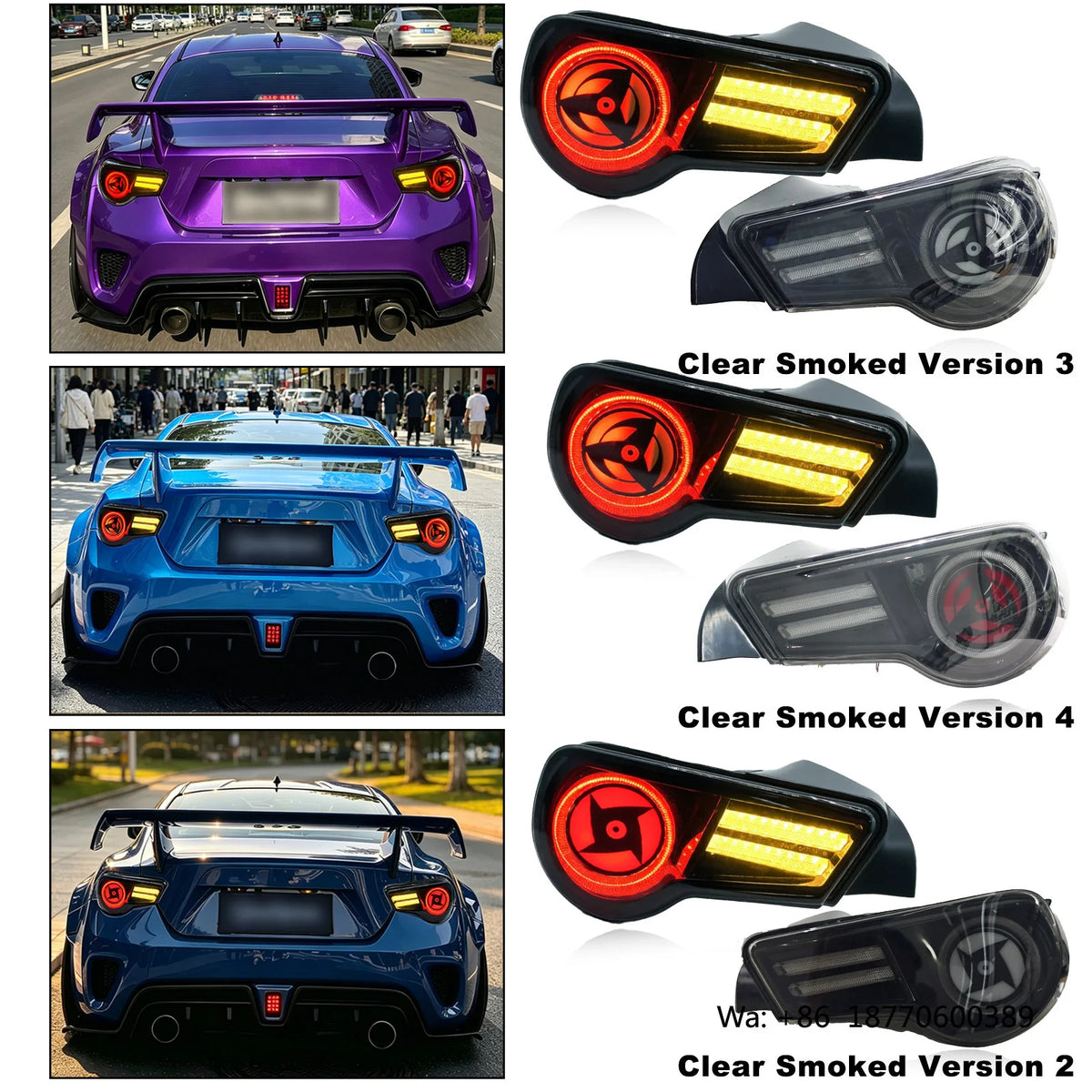 For Toyota GT86 Sindar Animated Custom Multiple Styles