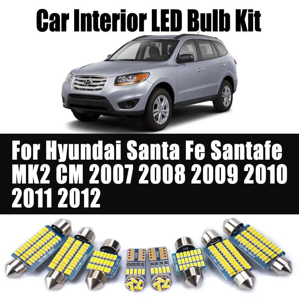 For Hyundai Santa Fe Santafe MK2 12PCS Cm 2007 2008 2009 2010