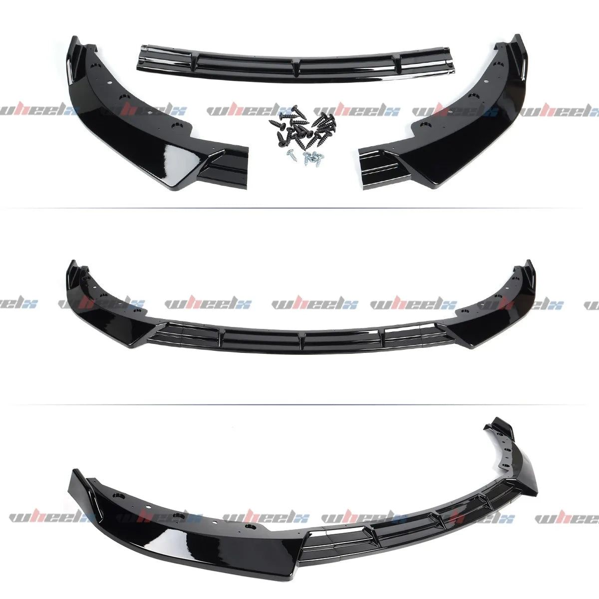 For BMW G20 Base 2019-2022 V Front Bumper Lip Duckbill Spoiler