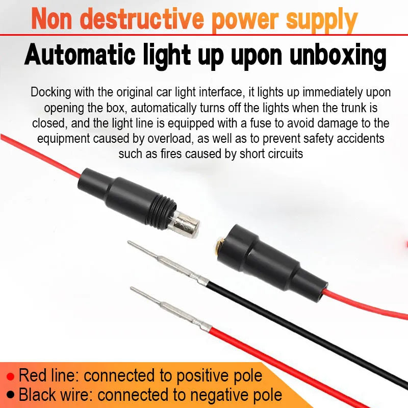 Trunk Dynamic Flowing Flexible Strip 2M 4M Automatic On