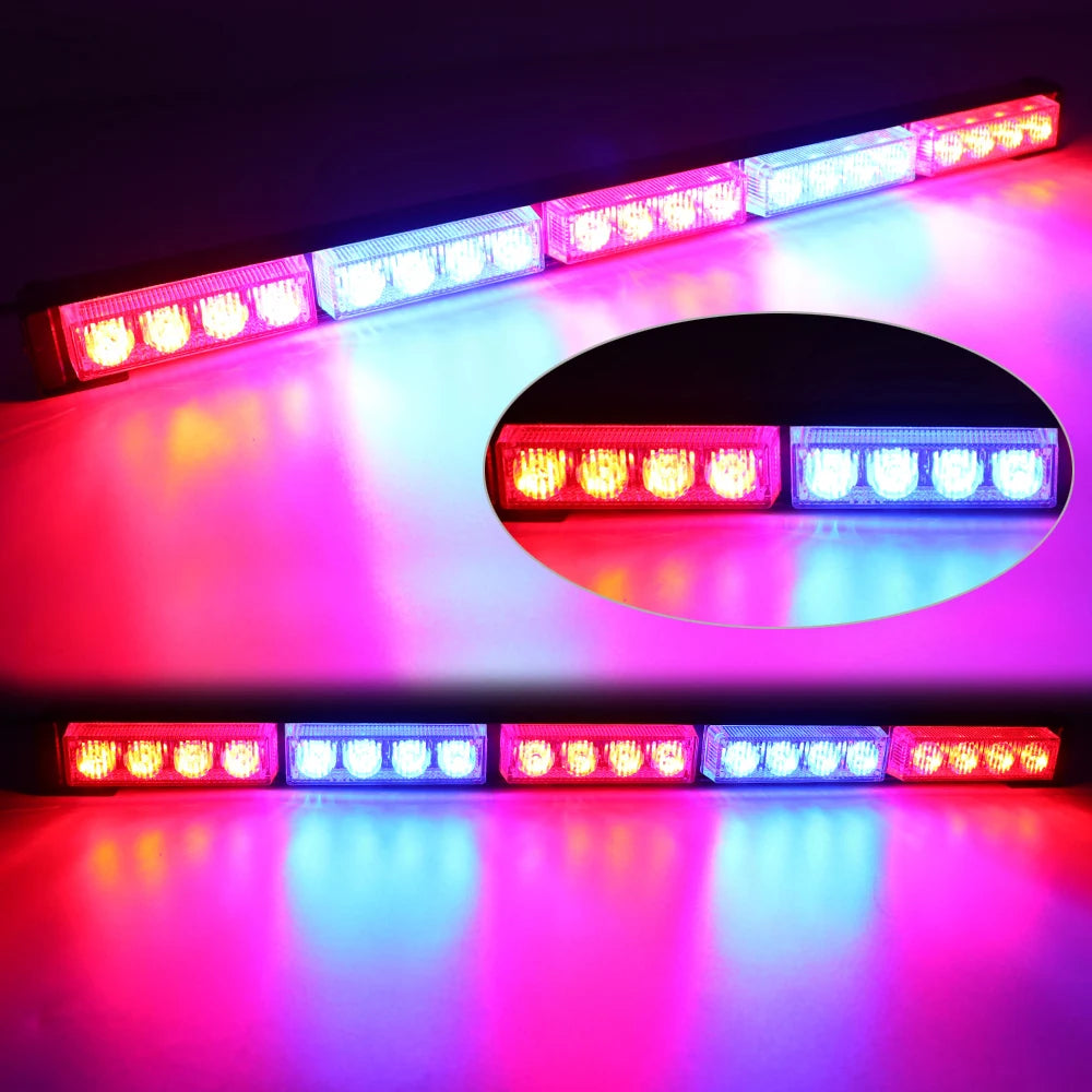35.5 Amber Yellow White Red Blue Traffic Advisor Truck