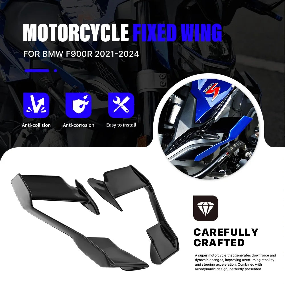 For BMW F900R 2021-2024 Motorcycle Aerodynamic Side Winglet