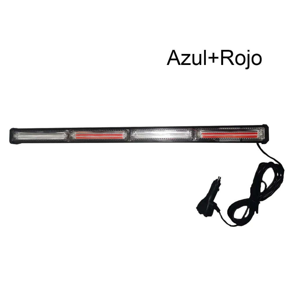 For 9-40V Flash 59CM Blue Red Color Waterproof Strobe Warning