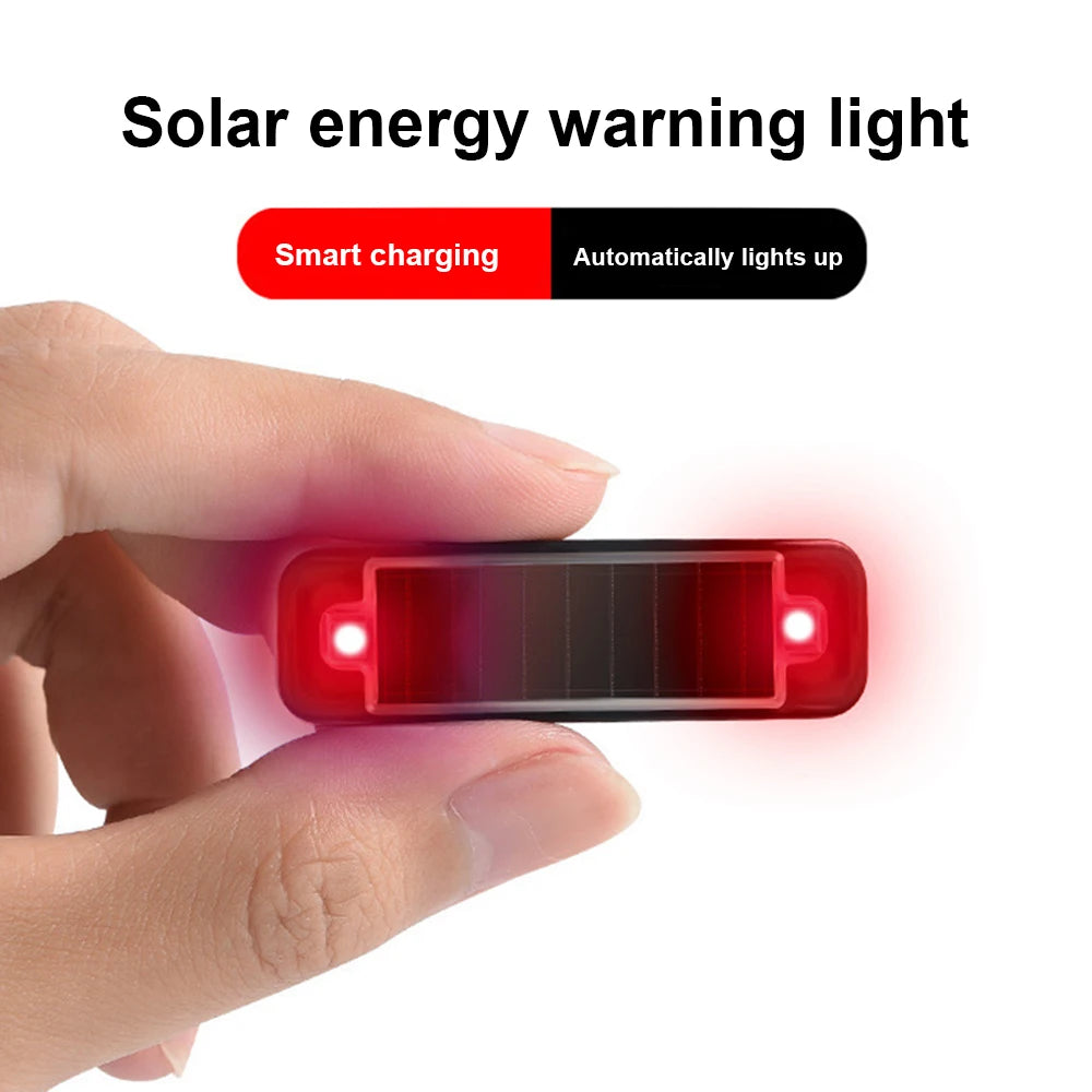 MINI Warning Solar Power Night Security Simulated Alarm Wireless