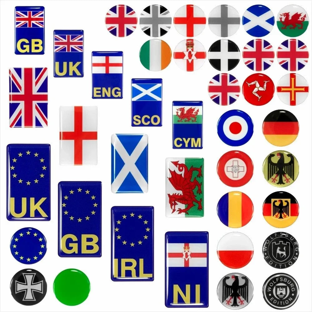 3D Silicone Sticker Personalized Name Logo Doming Rectangle