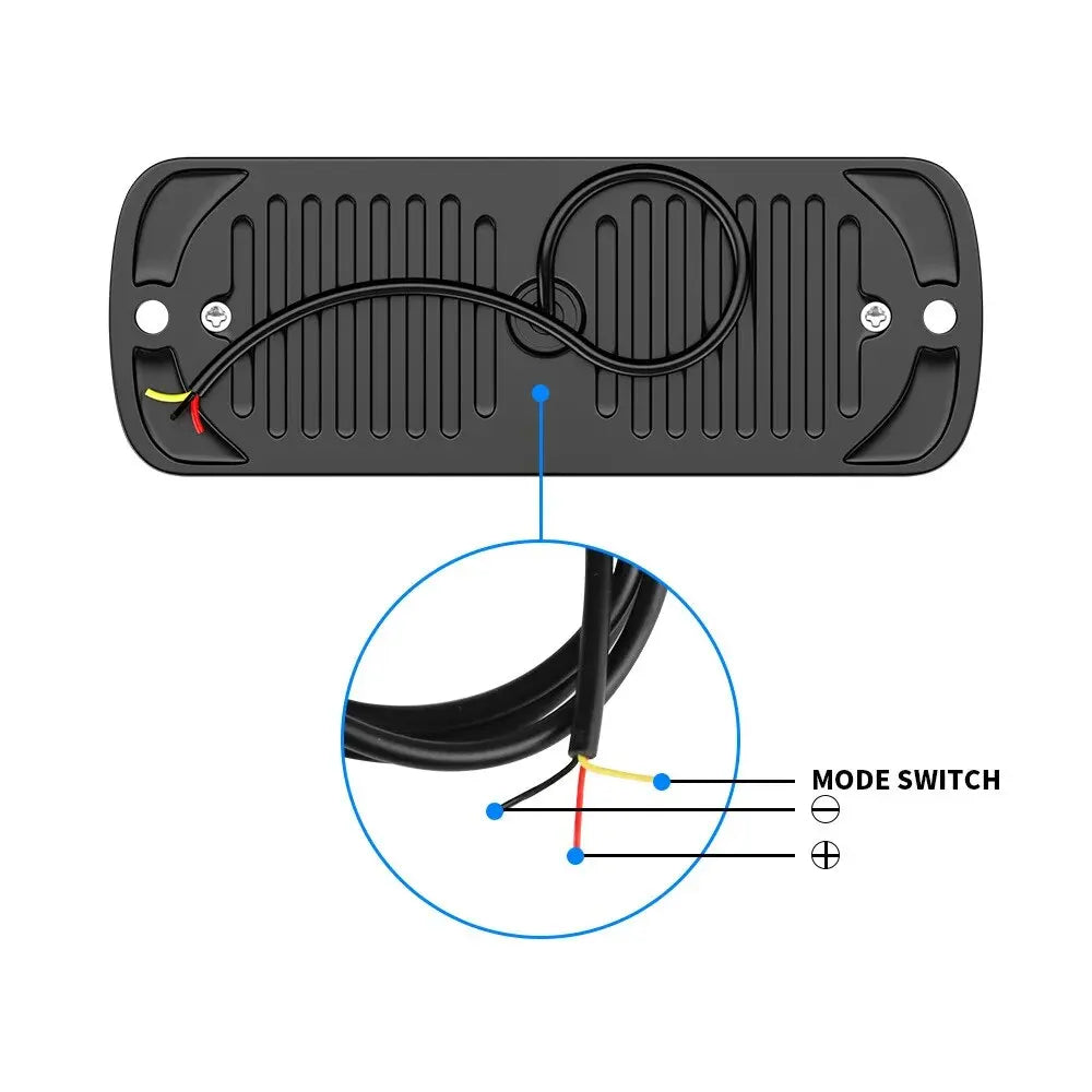 1PC Red Blue White 20LED Strobe Flashing Side Marker