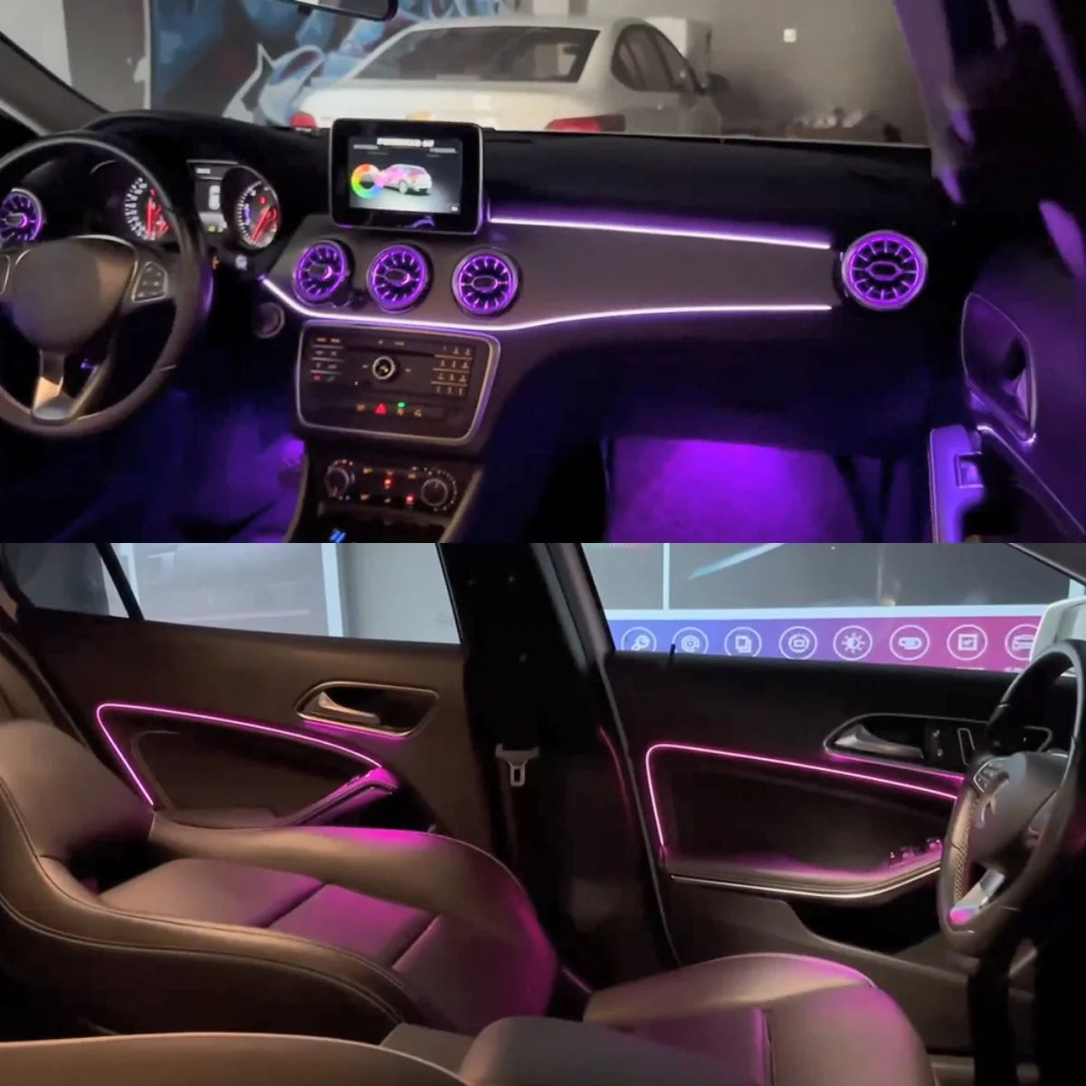 For 2013-2019 Rhd Lhd Gla W156 Ouchuangbo Ambient Cla W117 A
