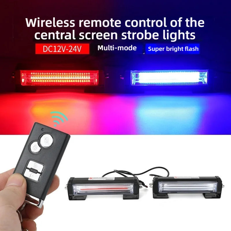 Grille Wireless Remote Control 12 24V Strobe Warning Flashing
