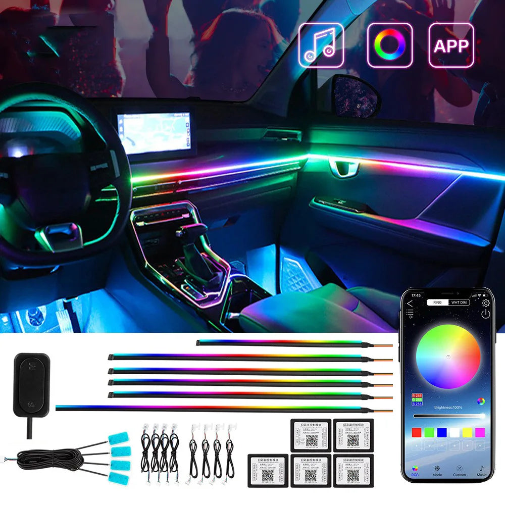 RGB Ambient Interior Symphony 256 Full Color Streamer Hidden