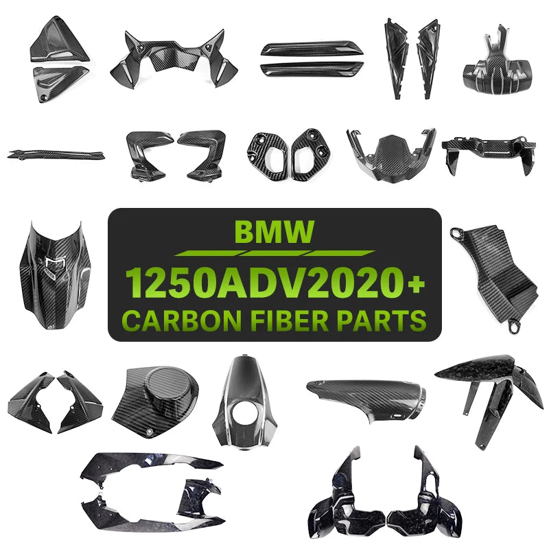 For BMW 1250 Adv 2020+ Carbon Fiber Front Lip Spoiler Fender