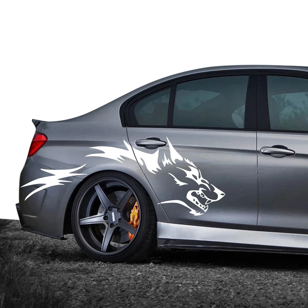 For Side Body Sticker Styling Accessories 2PCS Sticker Coyote