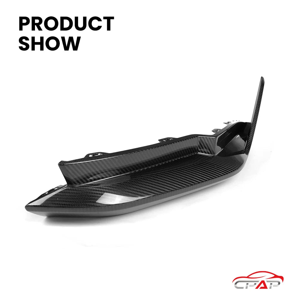 For BMW M3 G80 G81 2021-IN Real Dry Carbon Fiber Rear Splitter