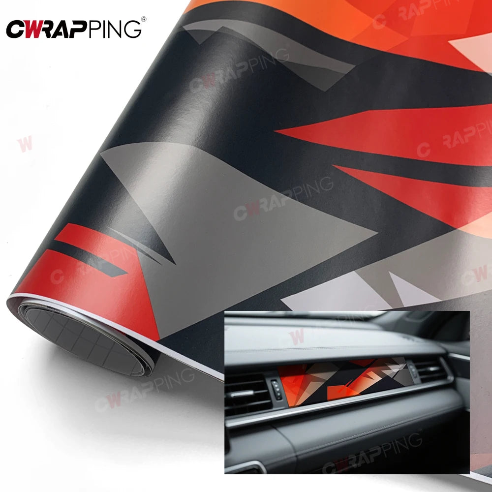For Motorcycle Vinyls Camouflage Disruptive Pattern Geometry