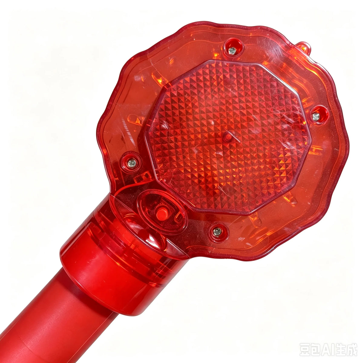 Red Handheld Strobe Warning Flashing Construction Safety Road