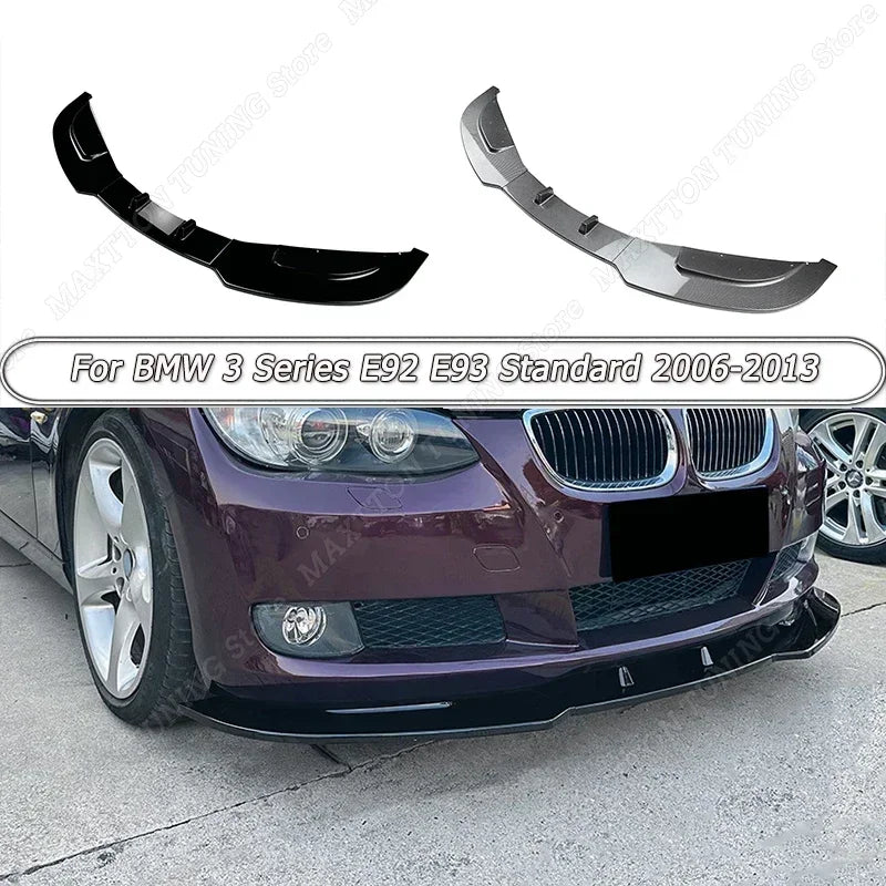 For BMW 3 Series E92 E93 Front Bumper Body Kit Splitter Lip