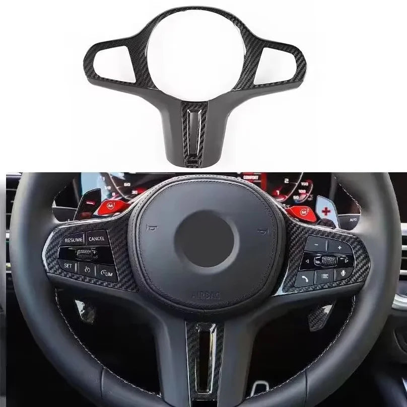 For BMW Steering Wheel Modification 5 Series Carbon Fiber Color