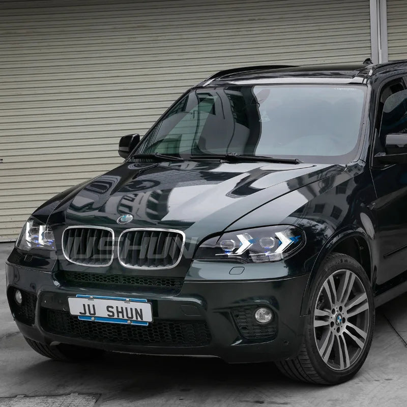 For BMW X5 E70 2007-2013 Headlight Emark Upgrade Bright