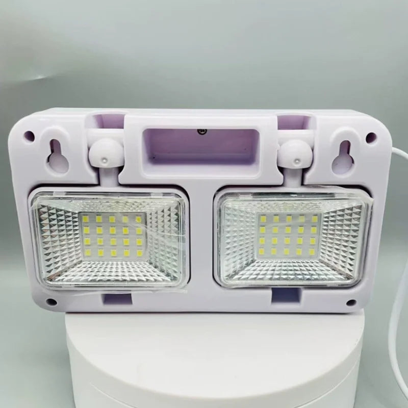 Household 360 Degree Rotation Emergency Fire Foldable Dual Head