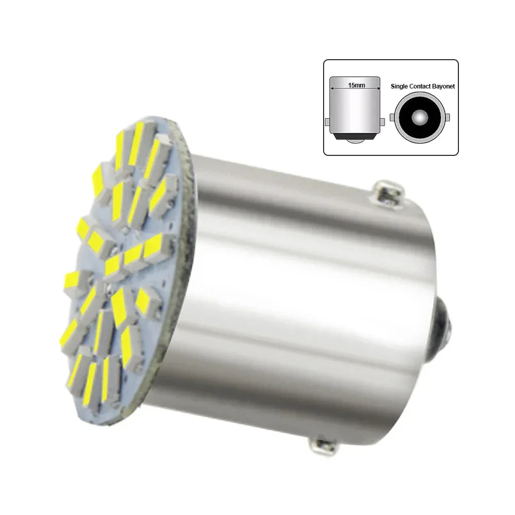 Bulbs Turn Signal 12V 7000K White Reverse Backup Parking