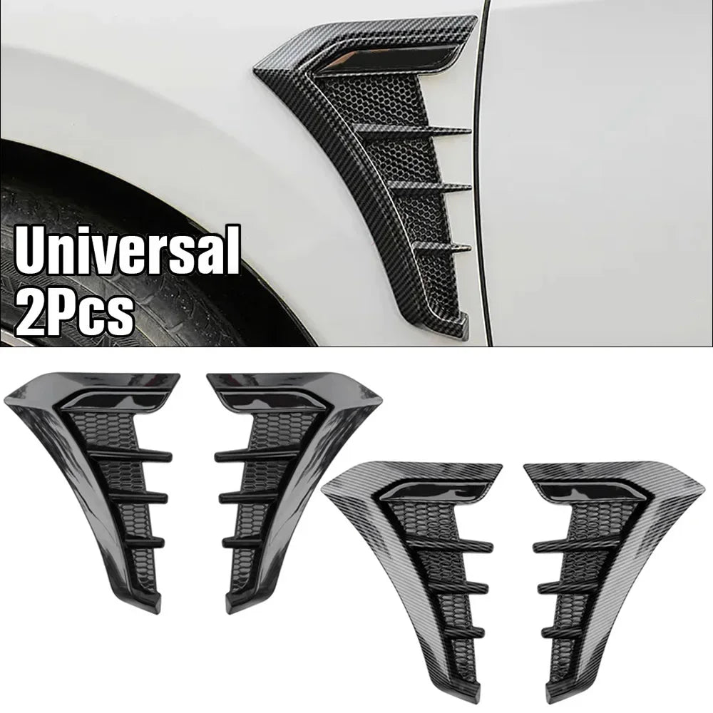 2PCS Side Gills Flow Fender Shark Gill Sticker 3D