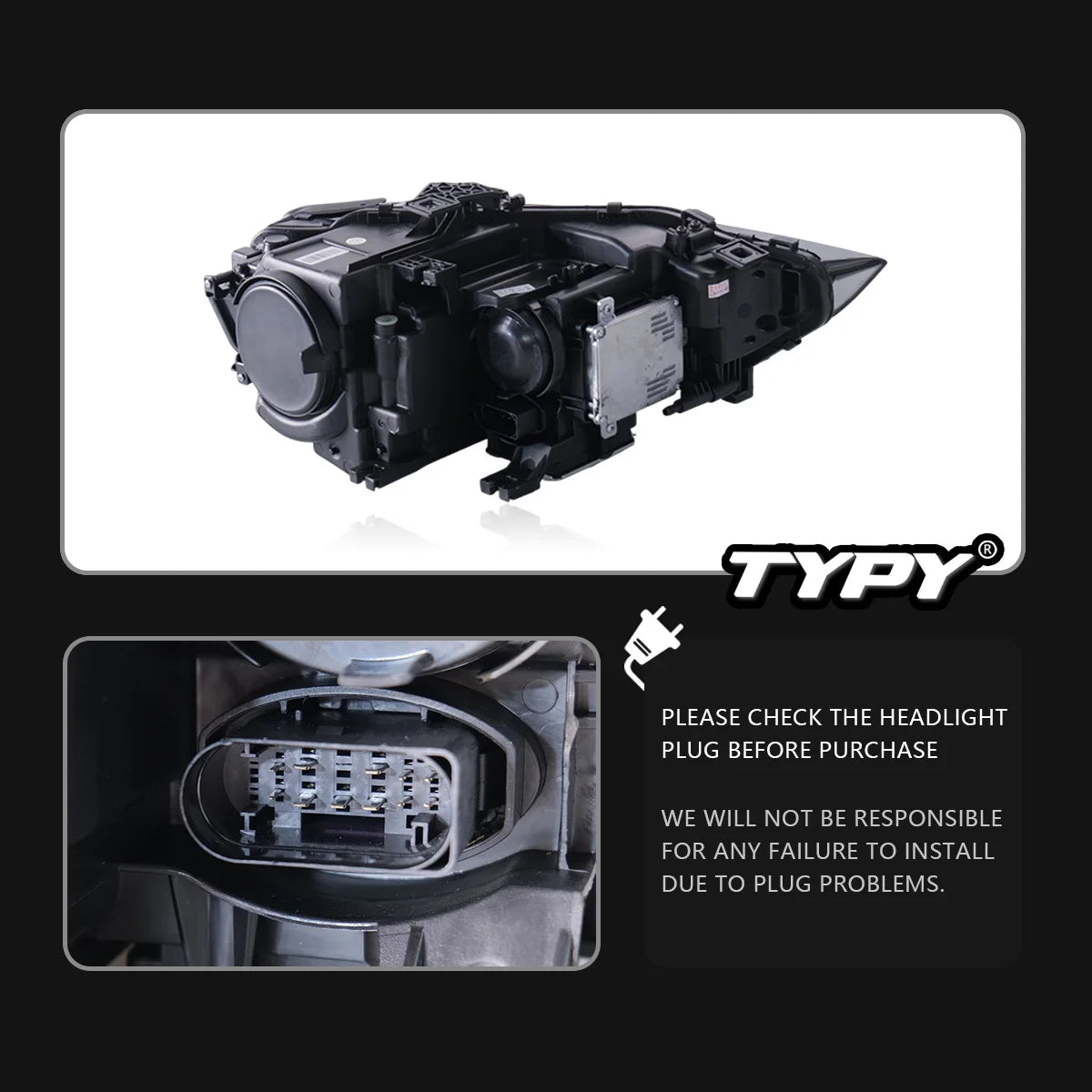 For Audi A5 Headlight 2012-2016 A5L Typy Headlight Head Drl