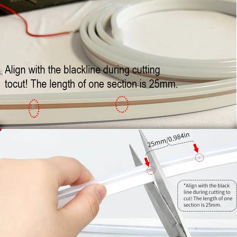 Trunk Dynamic Flowing Flexible Strip 2M 4M Automatic On
