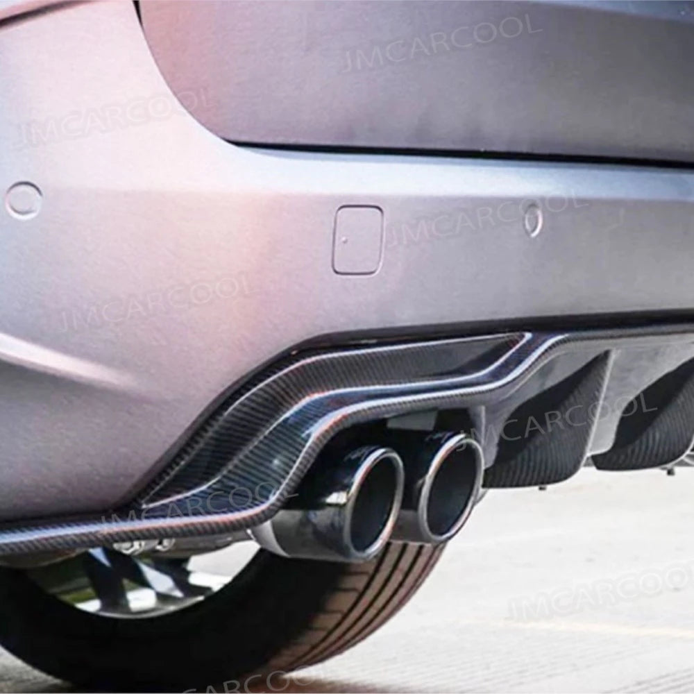 For BMW X5M X6M F85 F86 Carbon Fiber Rear Bumper Lip Spoiler