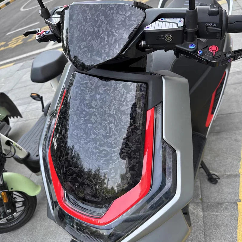 Gloss Forged Carbon Fiber Vinyl Wrap Roll Self Adhesive