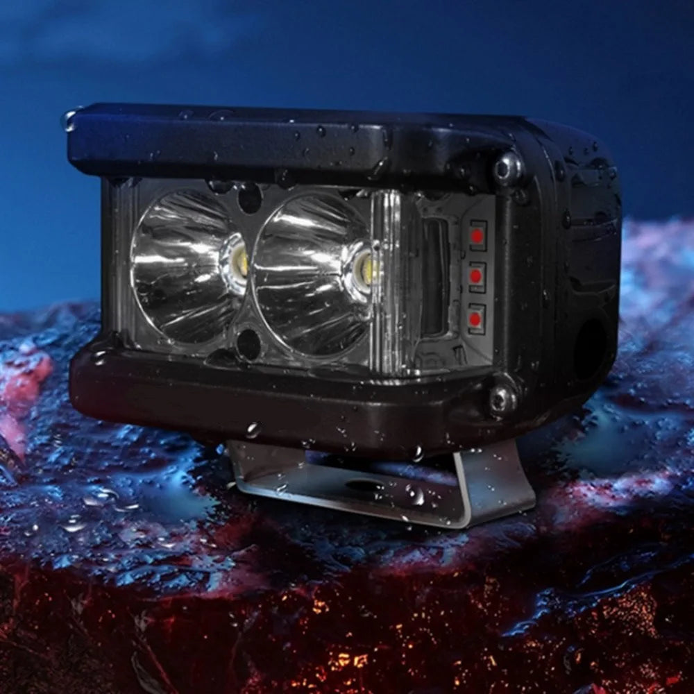 Work double-sided Shooting Super Bright Waterproof Spotlight